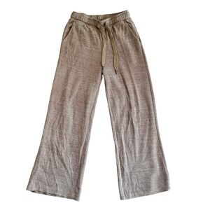 7 for all Mankind Womens Knit Wide‎ Leg High Rise Small Drawstring Pants Comfort